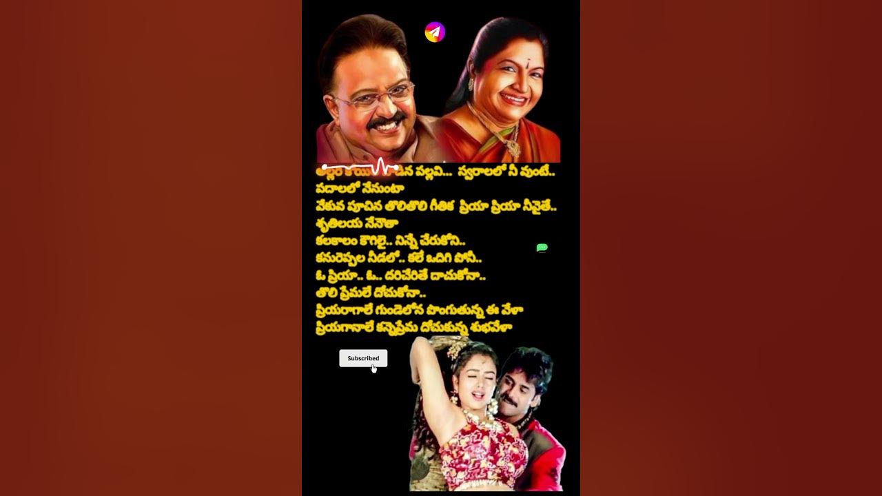 SP Balu Garu Chitra Gari Superhit Songlyrics