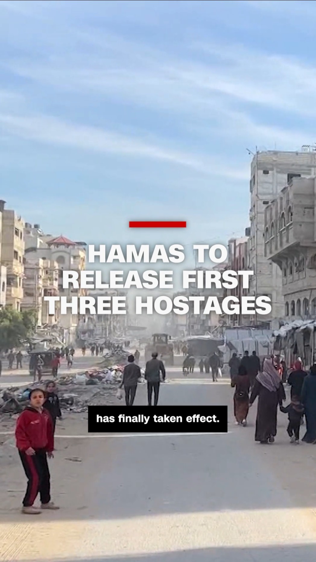 Hamas set to release the first three hostages