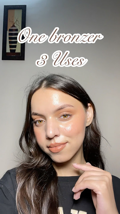 Makeup hack : one bronzer 3 uses nudestix bronzer: bondi bae #makeuphacks #makeuptips #makeupshorts