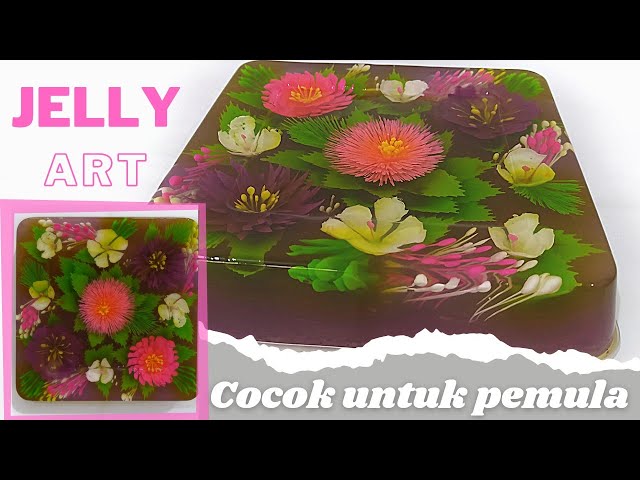 Tutorial Jelly Art 3D pemula | Puding Art class=