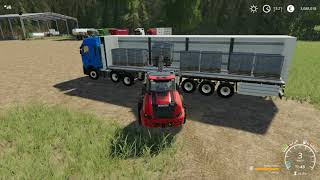 FARMING SIMULATOR 19: Chargement d'un camion avec des palette de cotton screenshot 4
