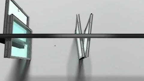 Hufcor -- GA2 Paired Acoustic Glasswall Setup Animation