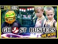 Ghostbusters Sneak Attack With Ethan : THE MOVIE! Pumpkin Monster Backyard Creature Nerf Battle!