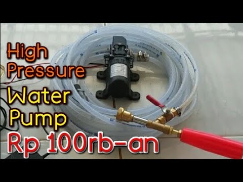 HIGH PRESSURE WATER PUMP (Mini) Pompa merek DP 537 ini adalah salah satu pompa air DC berukuran ke. 