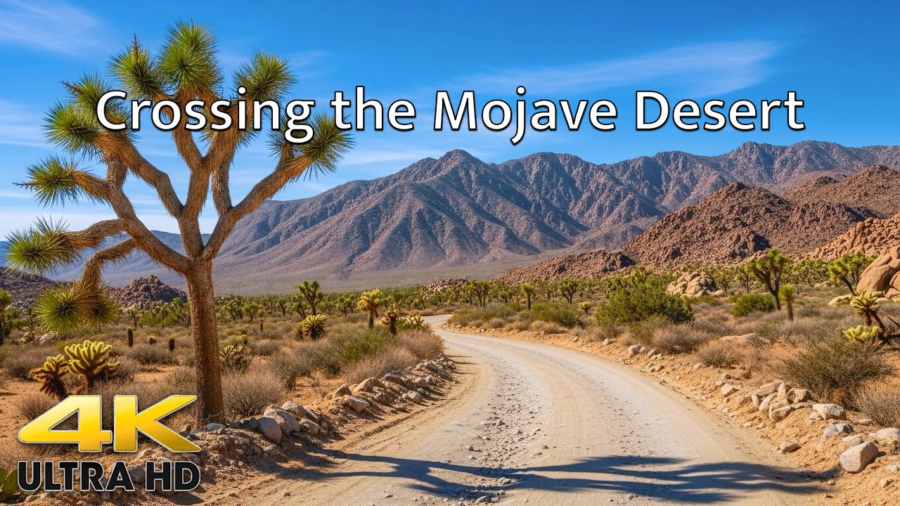 Crossing the Mojave Desert in Utah - Joshua Tree Scenic Road