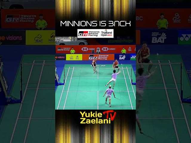 detik minnions bungkam MD china #shorts #minnions #thailandopen2023 class=