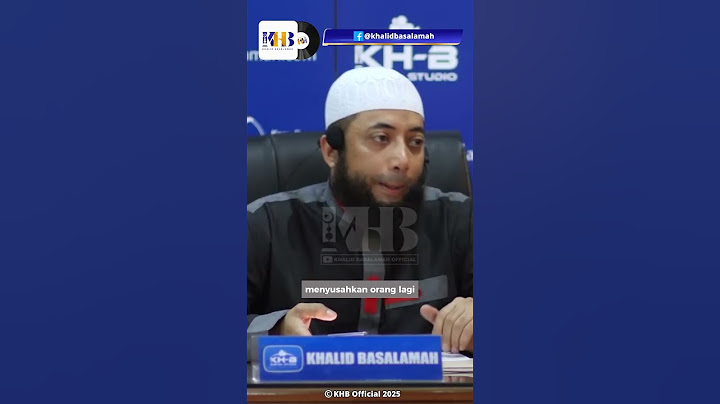 JANGAN MENGAMBIL HAK ORANG LAIN - KHALID BASALAMAH