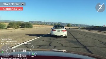 LEXUS ISF VS F80 BMW M3 SESSION 2 : WHP 8/13/16