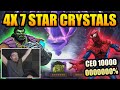 4x 7 Star Crystal Opening - EPIC CEO 100000000000000% COMEBACK - Marvel Contest of Champions
