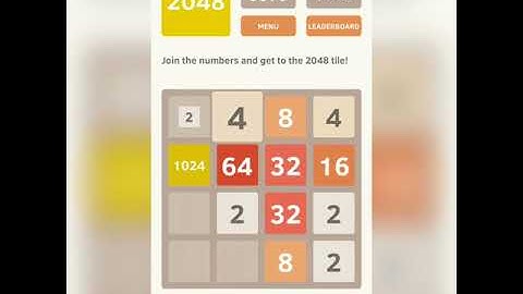 How To Get 2048 tile in 10 minutes (2048 Game)-Very Easy