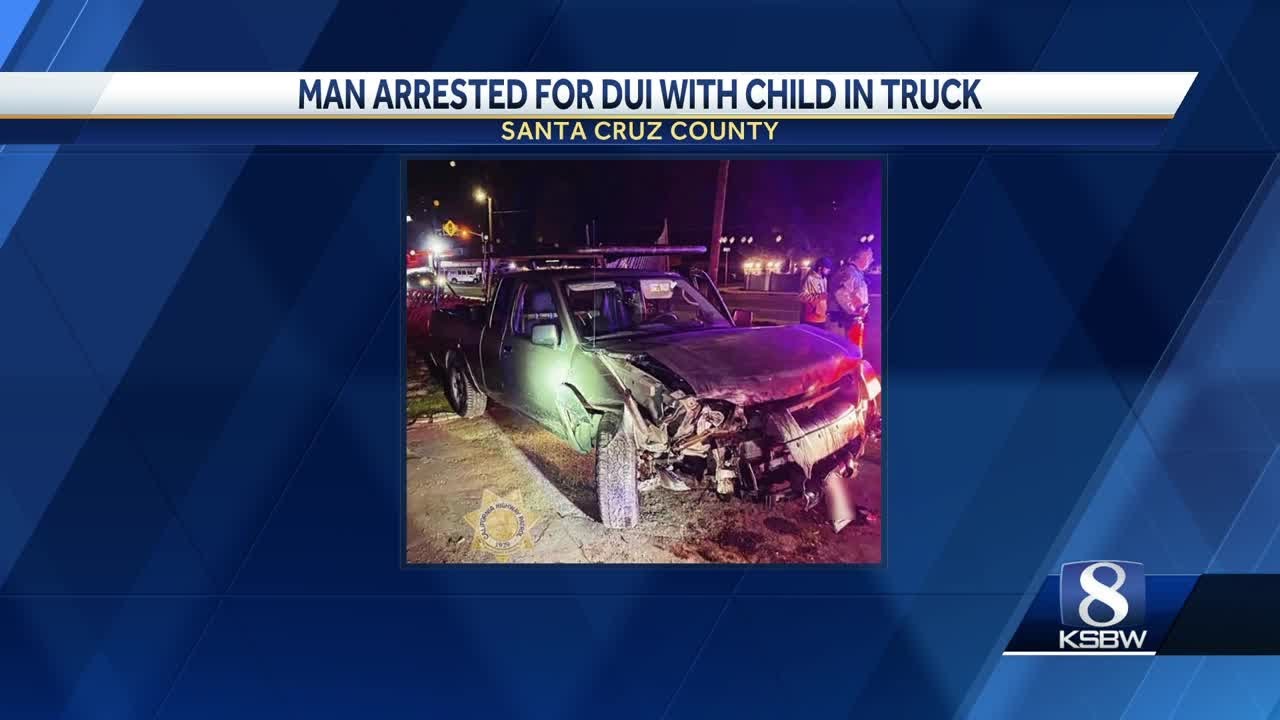 1 arrested for DUI, with child in truck, after crash into Santa Cruz ...