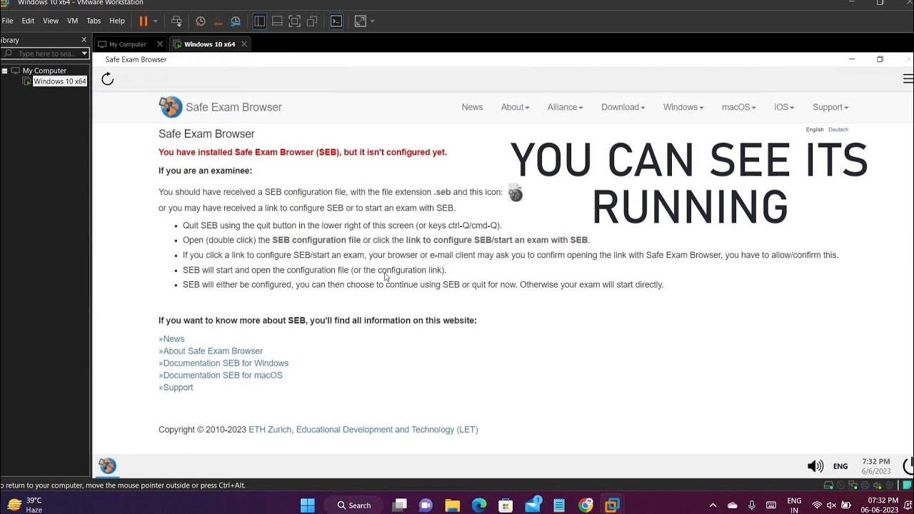 How to bypass seb bypass safe exam browser for exams vmware etc