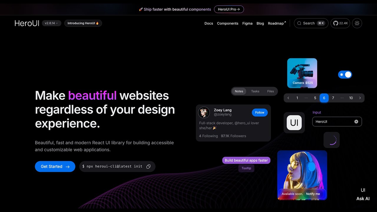 Migrar de NextUI a HeroUI