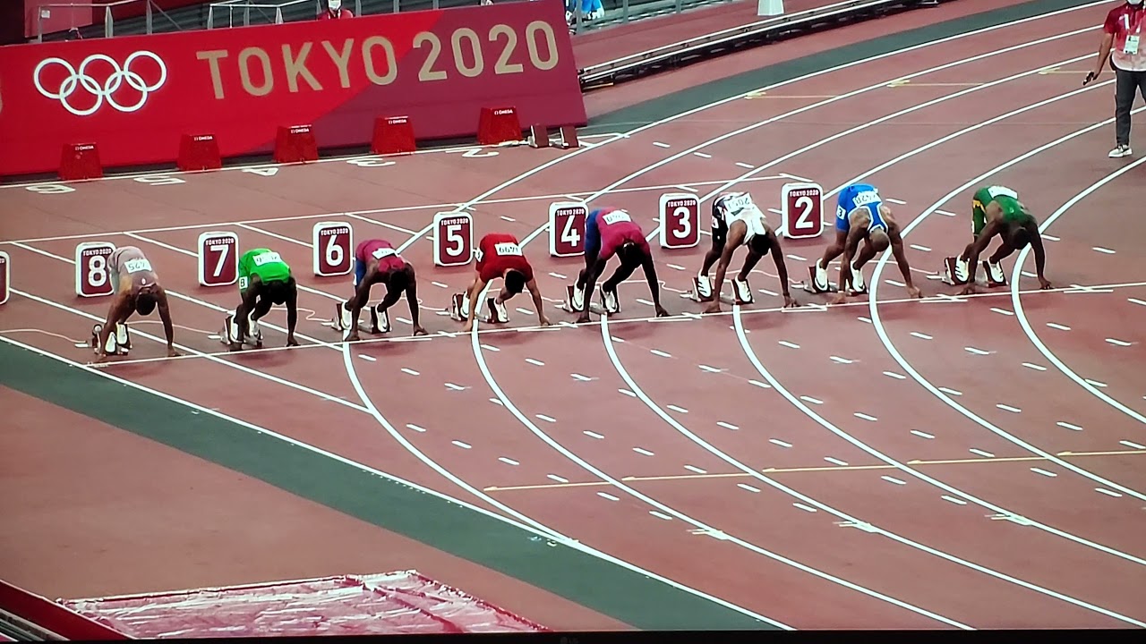 Tokyo 2020 Men's 100 Final ENGLAND FALSE START!!!