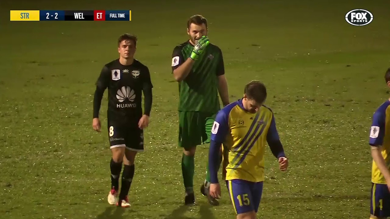 football score FFA Cup 2019 Round of 32 Match Highlights: Brisbane Strikers v Wellington Phoenix