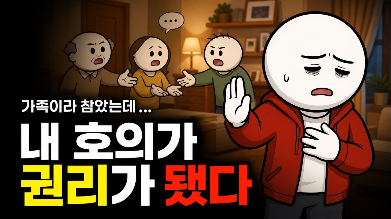 가족이 내 호의를 당연하게 여길 때 나타나는 5가지 신호