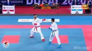 Fabian Huaiquiman(CHI)vs Youssef Badawy(EGY)World karateChampionship Dubai2021 FinalMale Kumite-84kg