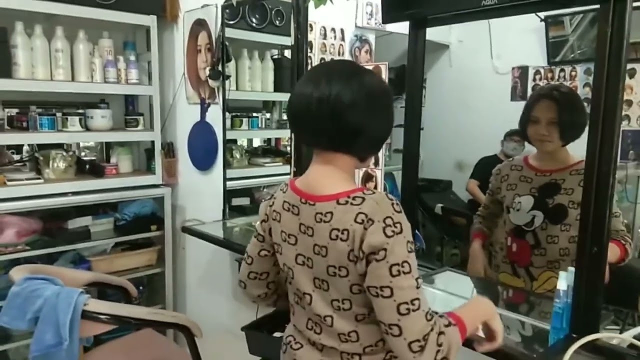 kompilasi hasil akhir potong rambut