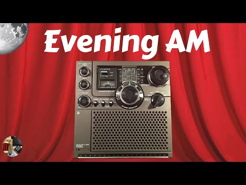 Sony ICF-5900W Classic Shortwave Radio Evening AM - YouTube