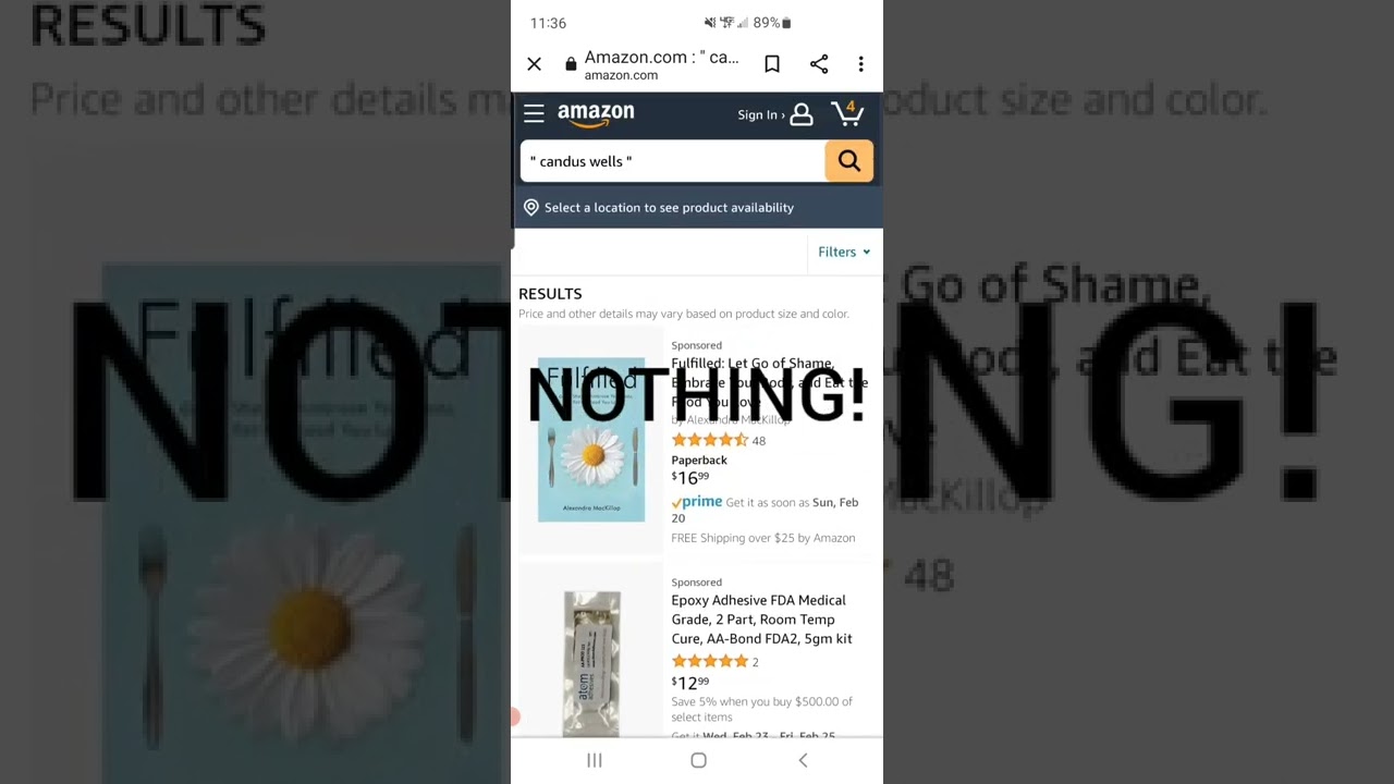 No Summer Wells Merchandise Sold on Amazon or Google Shopping!