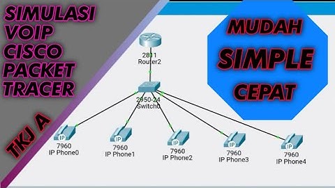SIMULASI VOIP CISCO PACKET TRACER DI ANDROID
