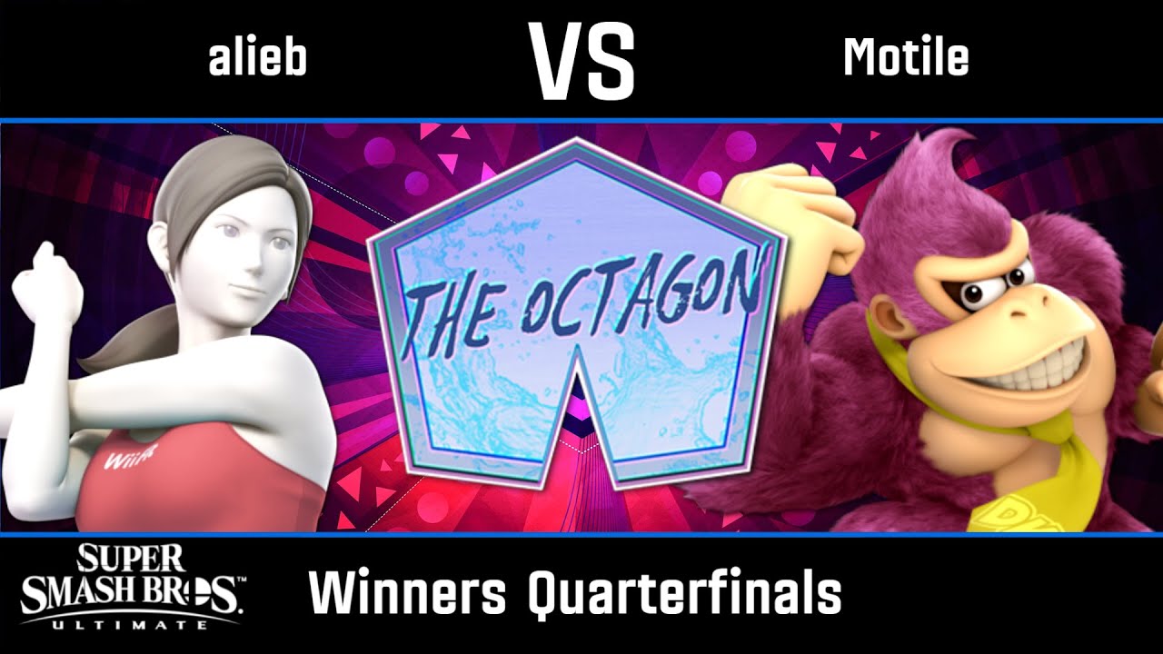 alieb (Wii Fit) vs Motile (Donkey Kong) - Ultimate Winners Quarterfinals - Octagon #82