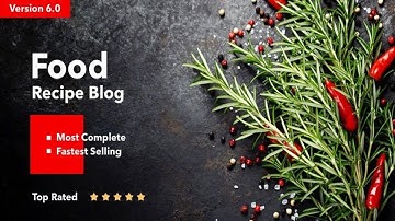 Neptune - Theme for Food Recipe Bloggers & Chefs Free Download