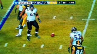 Cory Redding Touchdown off fumble vs. Steelers- Divisional Playoffs