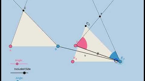 ASA Triangle Congruence Theorem: Dynamic Proof (Triangle Modifiable)