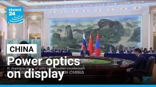 China’s power optics on display as Xi welcomes allies ahead of military parade • FRANCE 24