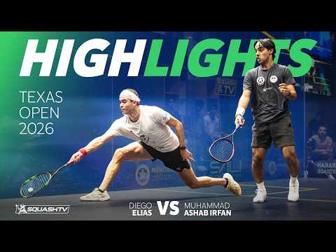 🇵🇪 Elias v Ashab Irfan 🇵🇰 | Texas Open 2026 | QUARTER FINAL HIGHLIGHTS