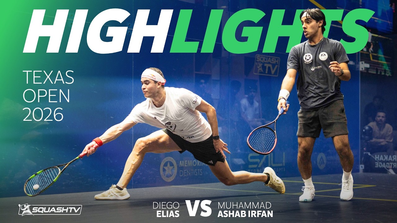 🇵🇪 Elias v Ashab Irfan 🇵🇰 | Texas Open 2026 | QUARTER FINAL HIGHLIGHTS