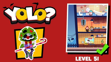 DEATHIGNER or YOLO? Gameplay Level 51 solution