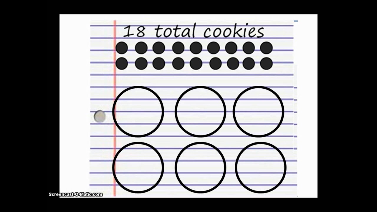 Cookie Division: Making Equal Groups - Youtube