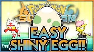 EASY SHINY EGGS! NEW SHINY METHOD IN POKEMON SUN AND MOON! How to Get Shiny Eggs In Pokemon