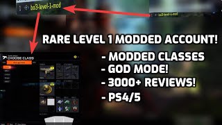 RARE BO3 MODDED ACCOUNT + GOD MODE GAMEPLAY | PS4/5