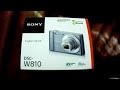 New Sony DSC W810 Digital Camera box look