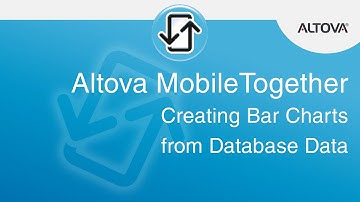 Creating a bar chart from database data in Altova MobileTogether