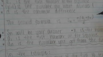 Sum of a finite arithmetic sequence