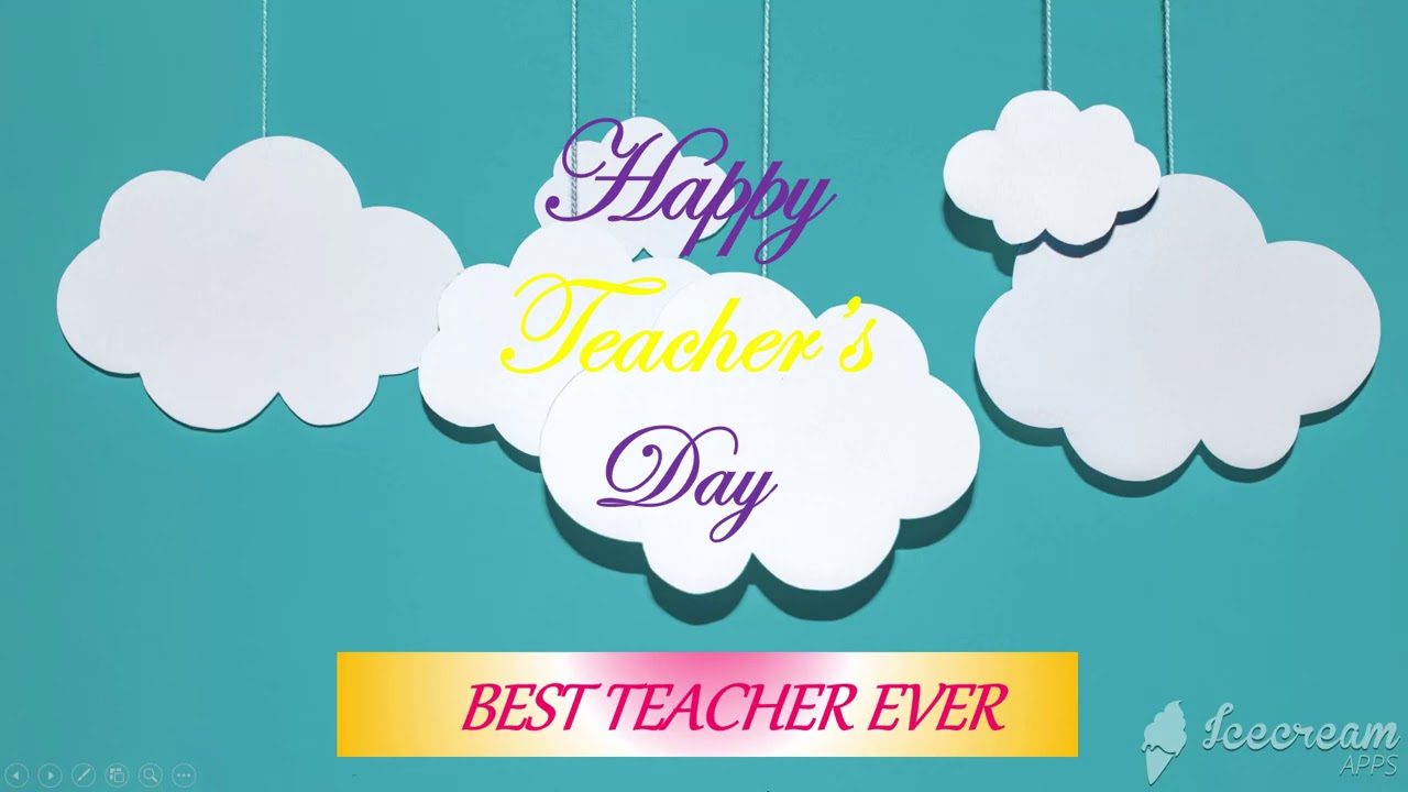 teachers day presentation ideas