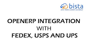 OpenERP integration with FEDEX, USPS and UPS