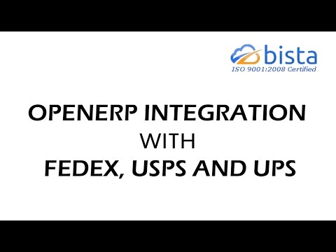 OpenERP integration with FEDEX, USPS and UPS