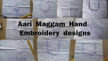 Tracing paper designs | Embroidery designs | Neck Designs | Aari Maggam Works | #BlouseDesigns2022
