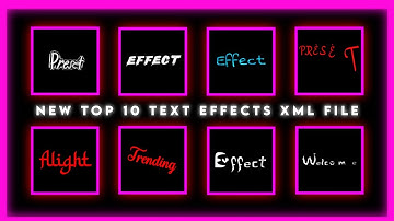 Alight motion text presets | alight motion text animation project files