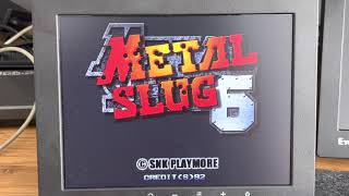 Testing Metal Slug 6 in RePlay OS