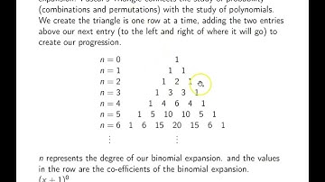 Ch. 12.6 The Binomial Theorem