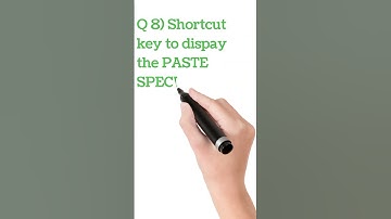 shortcut key to display paste special dialog box #exceltech #excel #microsoft