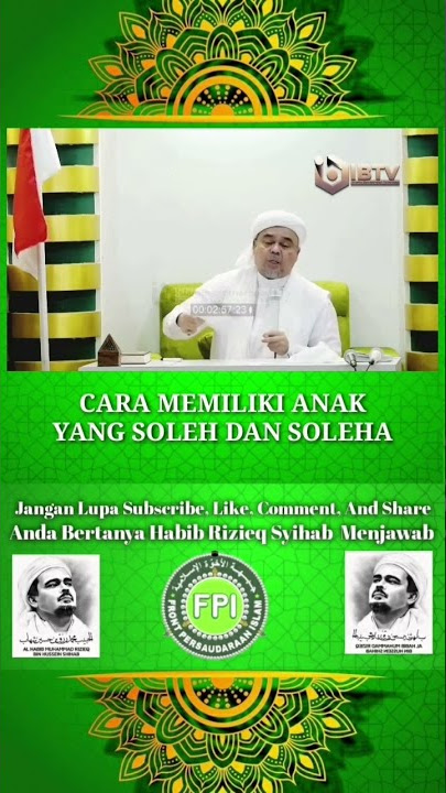 @Brotherhood411News Cara Memiliki Anak Yang Soleh Dan Soleha | 3/8 #fpi