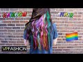 DYING MY VPFASHION TAPE INS RAINBOW