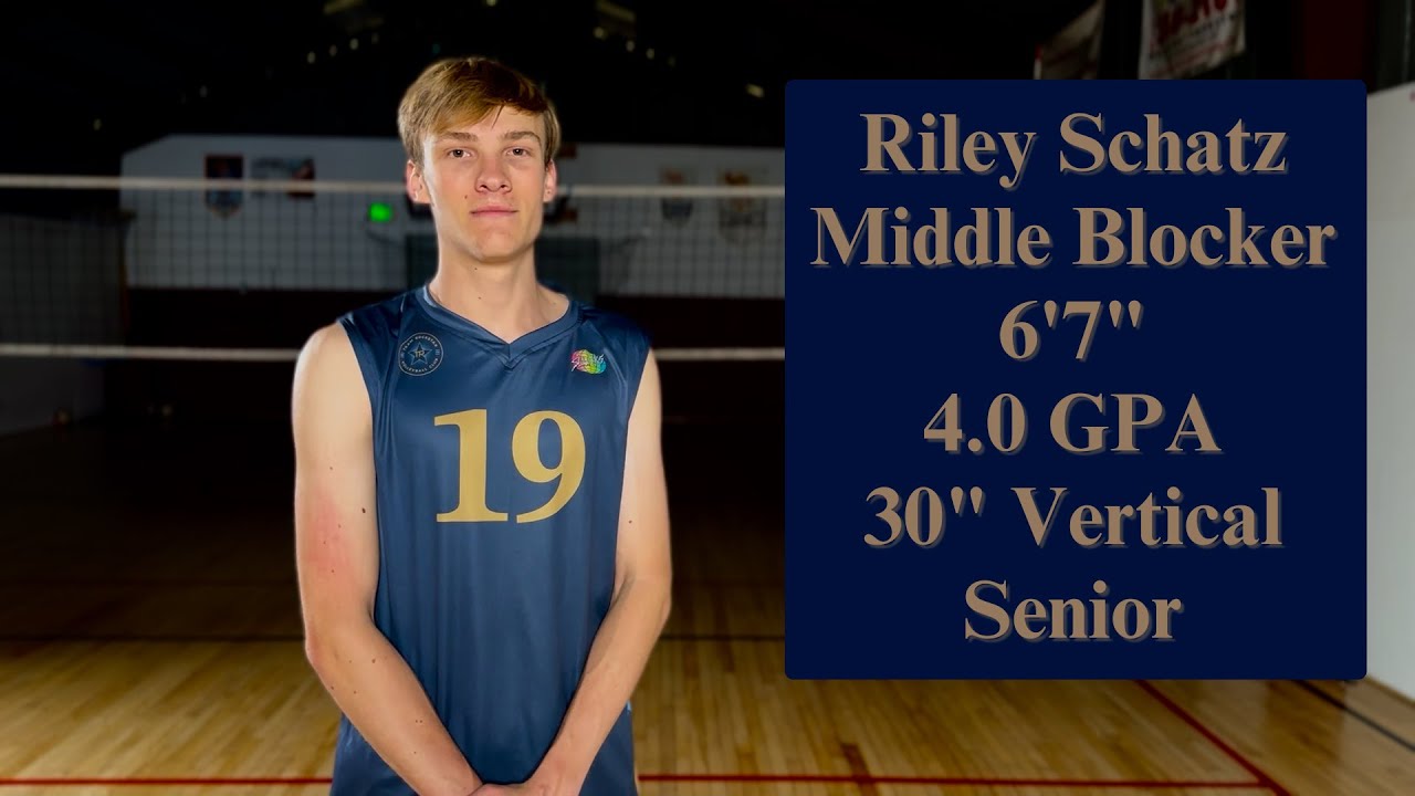 Riley Schatz Volleyball Highlight Video YouTube
